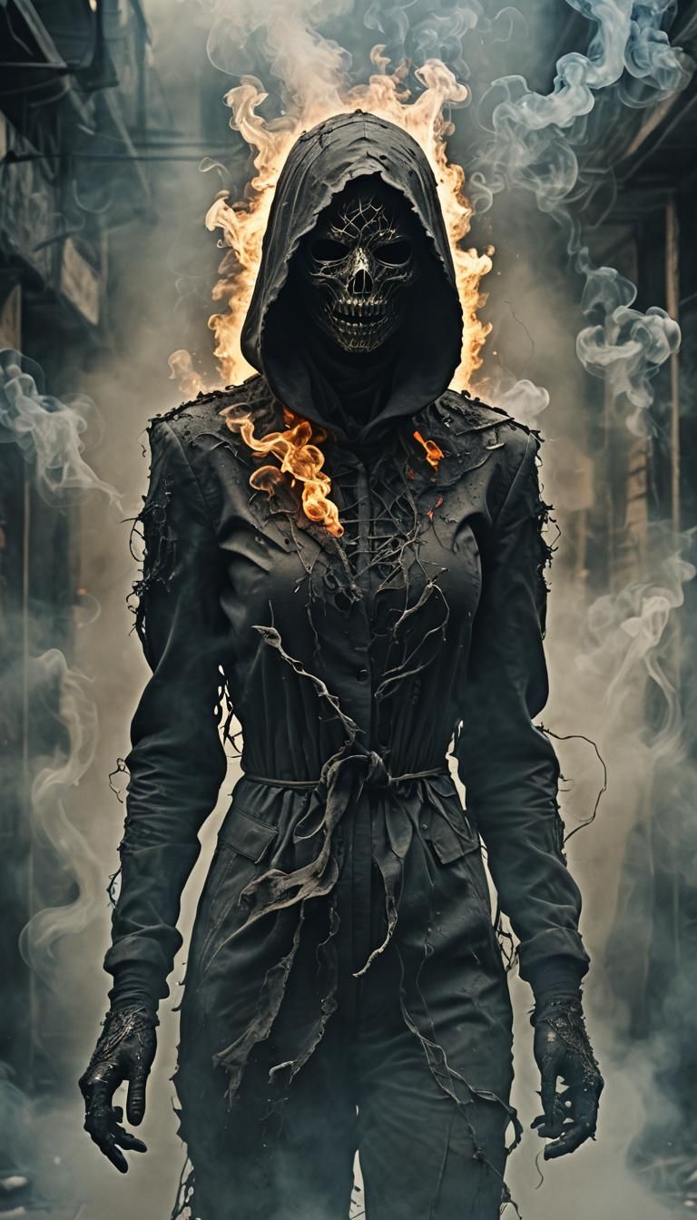 Ethereal Dark Horror Essence in Soft, Natural Light