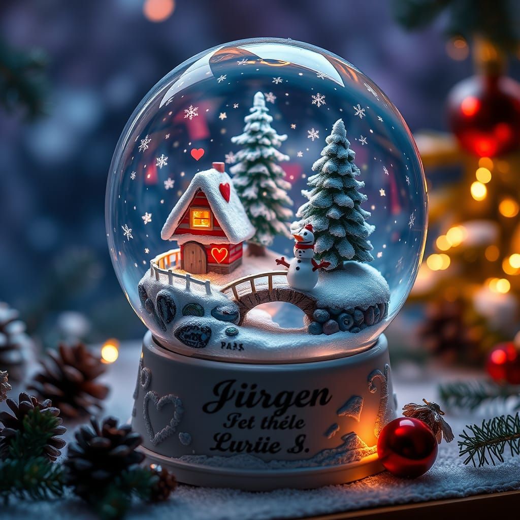 Magical Snow Globe Winter Wonderland