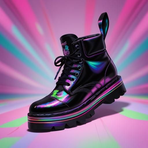 Killer Rabbit in Candy Wonderland: Digital Art