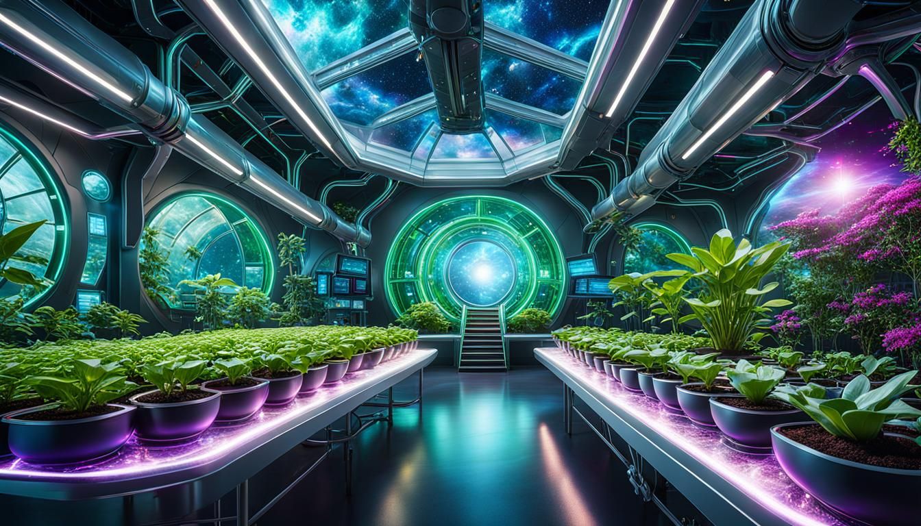 Spaceship Hydroponic Garden