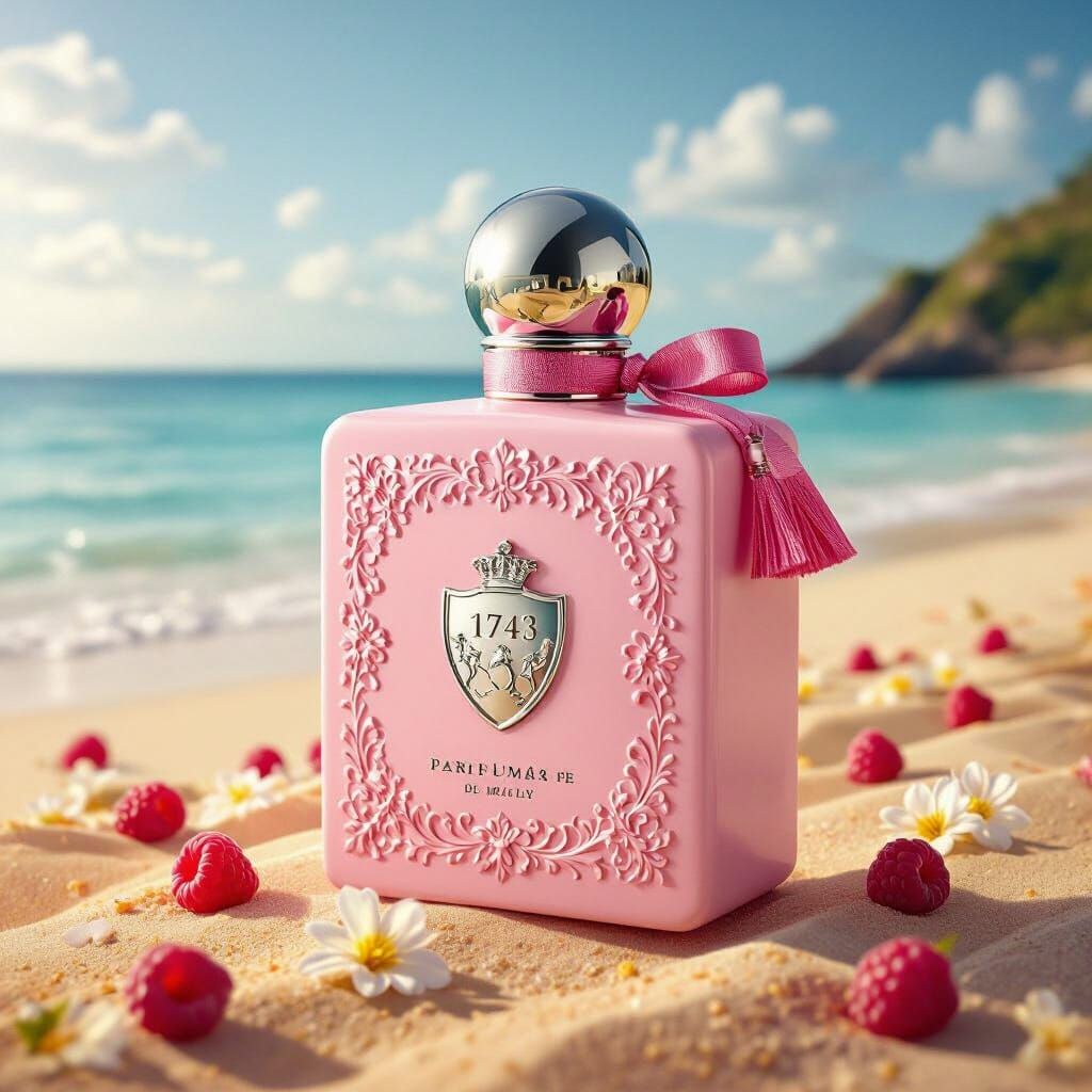 Surrealist Pink Oriana Perfume Bottle