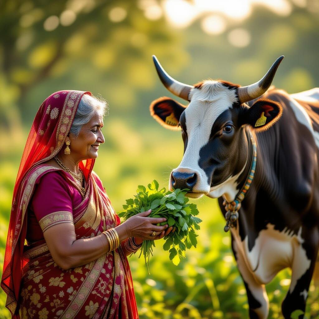 Cow in India