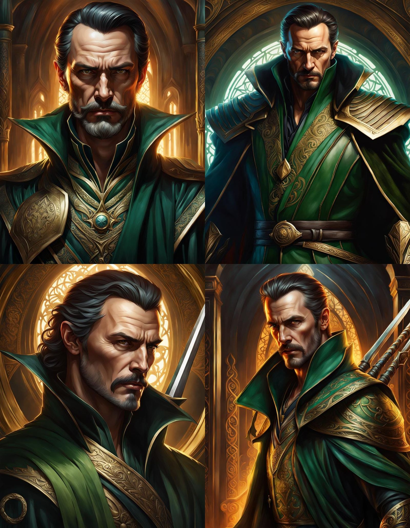 Ra's Al Ghul: Rogue Swords Bard Portrait