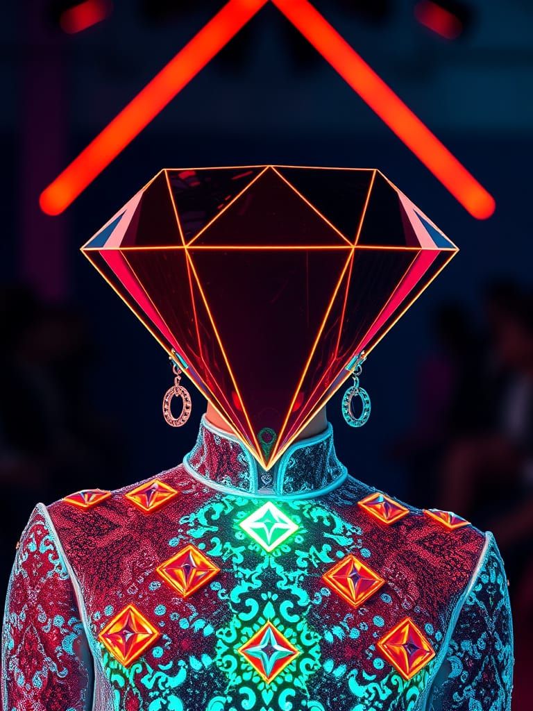 Neon Diamond Fashion Mechs