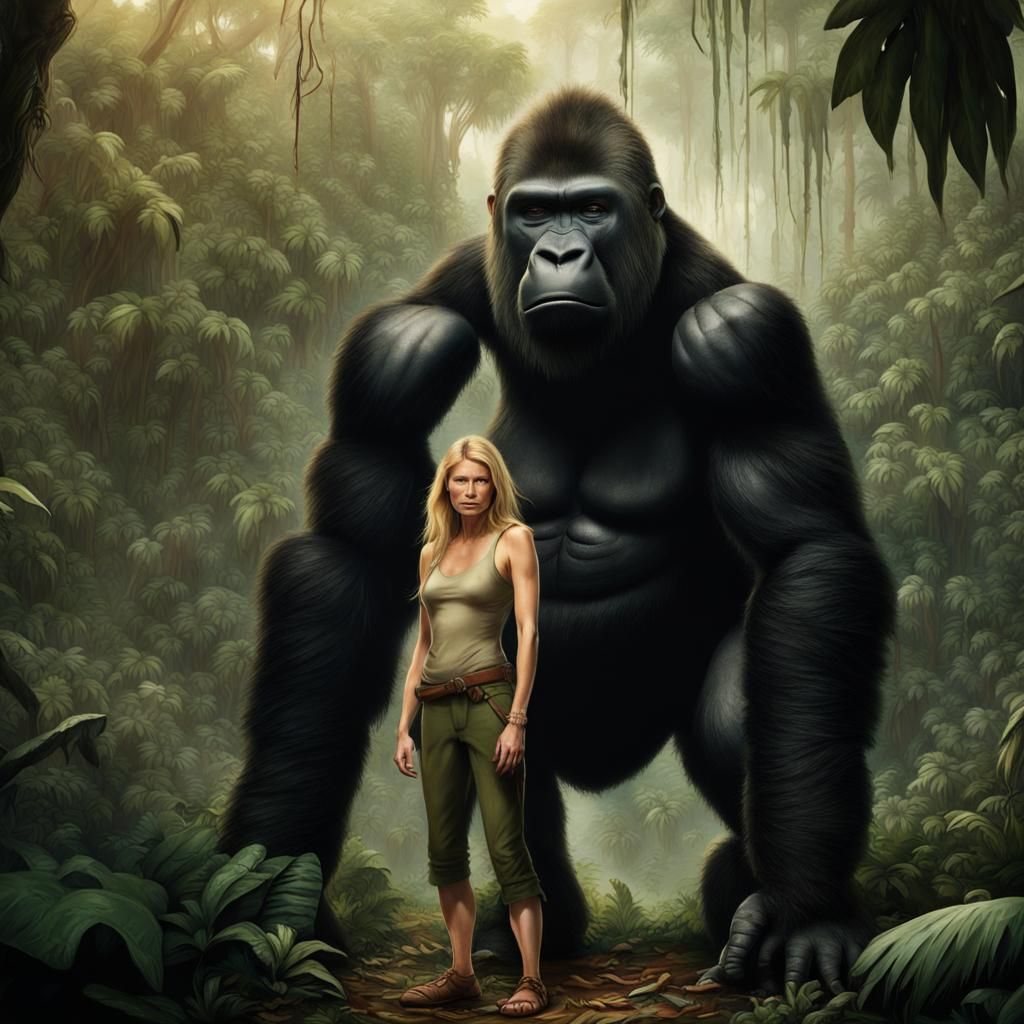 Jungle Adventure with Hostile Gorilla