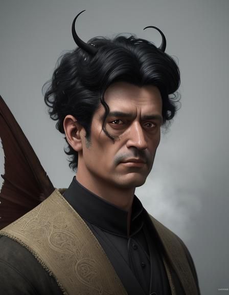 Vengeful Horror in Oil Painting Style