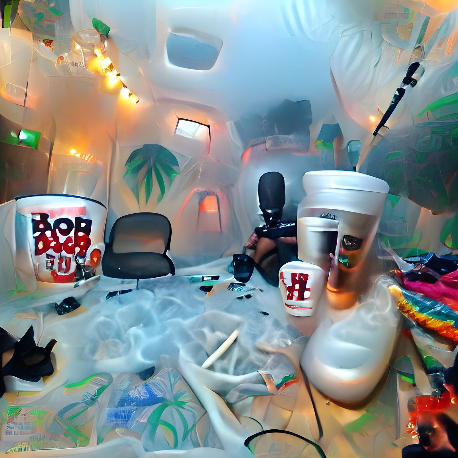 Hotboxed Studio with Rum and Bongs