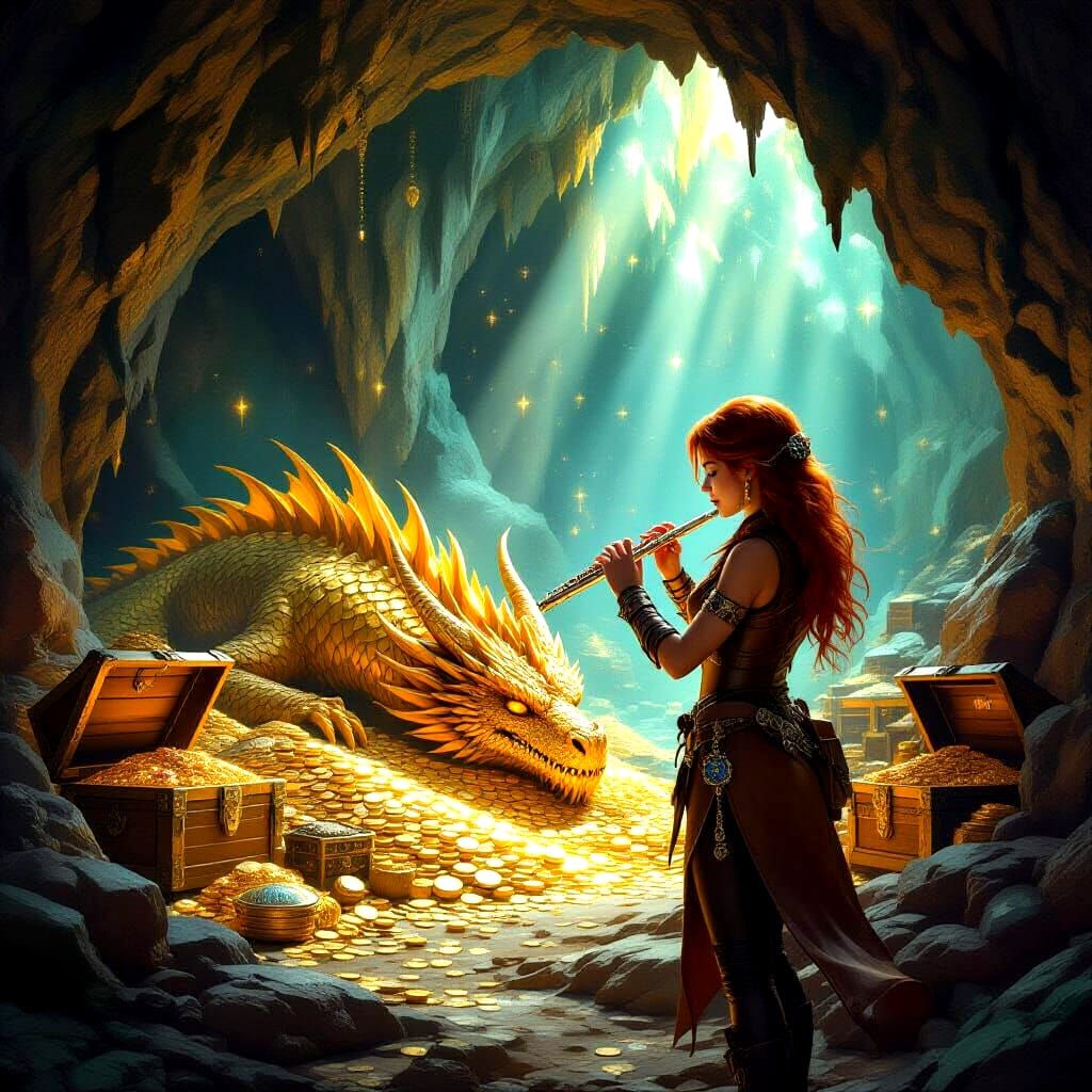 Explorer Finds Dragon's Hoard in Shimmering Cave