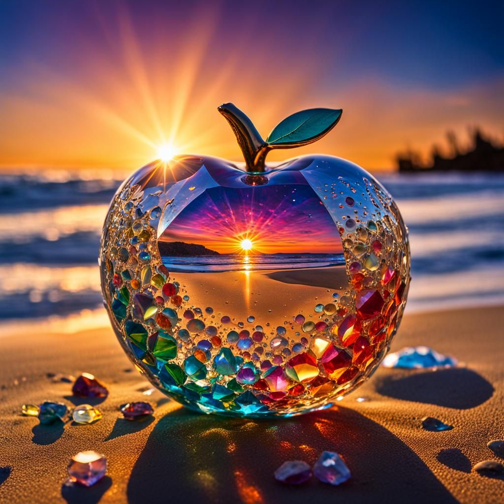 Crystals apple