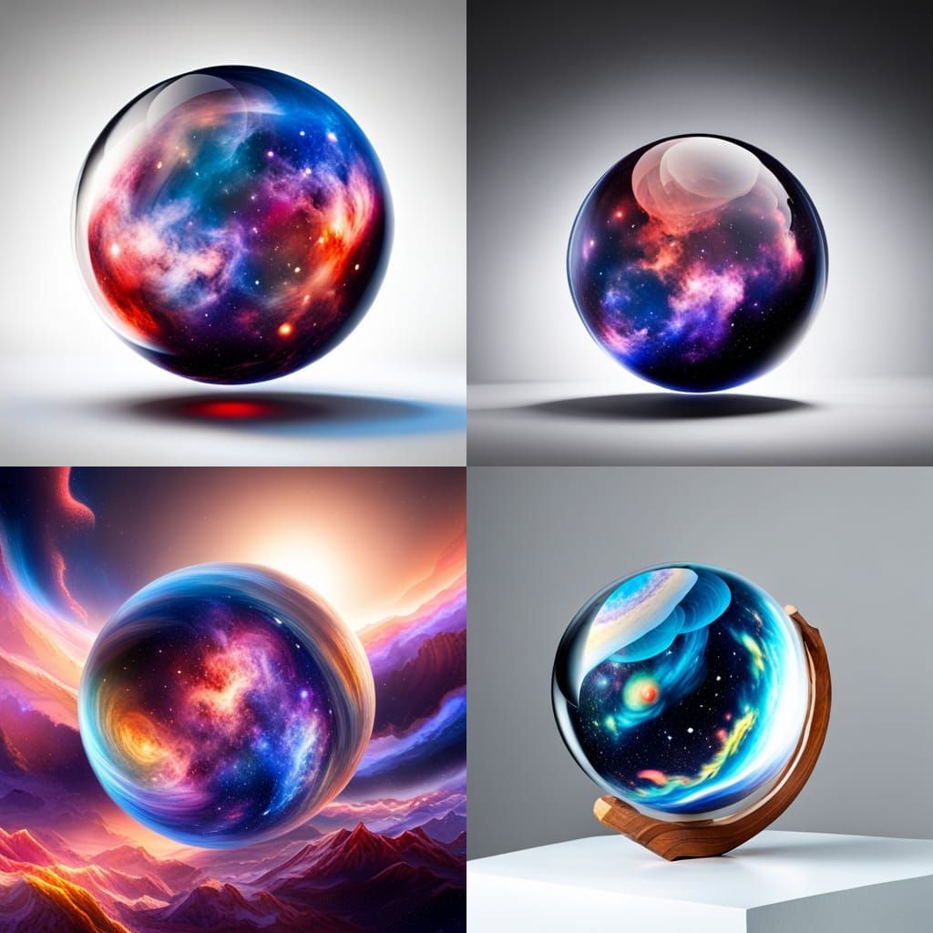 Galactic Glass Bubble: A Cosmic Wonder