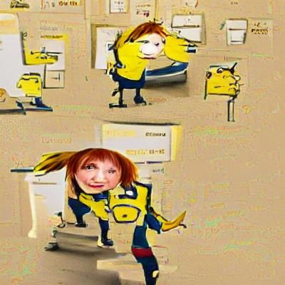 Cartoon Minion Character