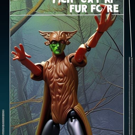 Action Figure Reads Future Dream Journal in Comic Art