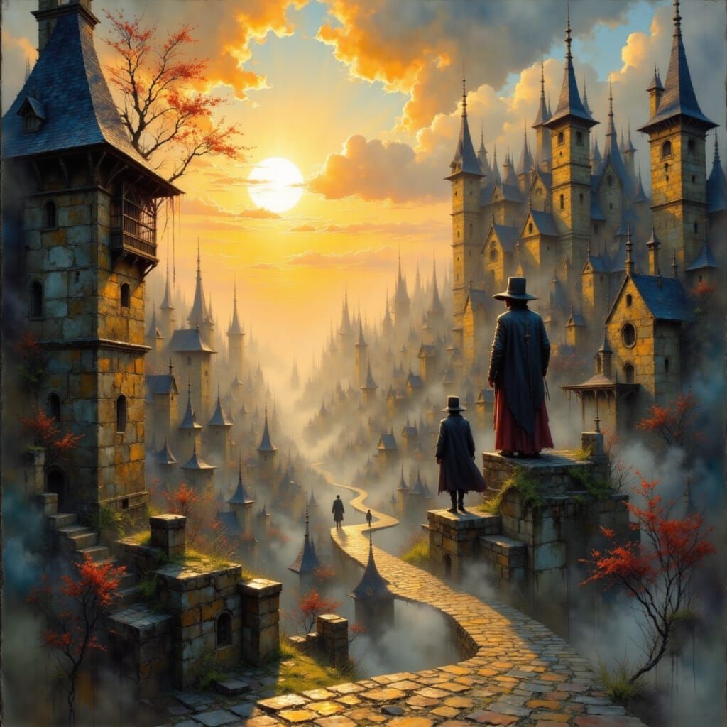 Ethereal Golden Glow Visual Effect