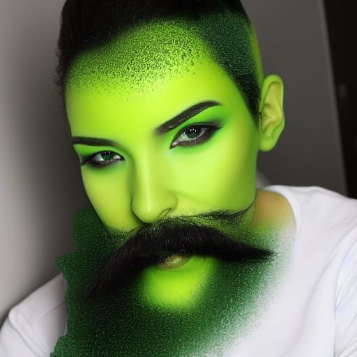 Captivating Slime Monster in Surreal Beauty