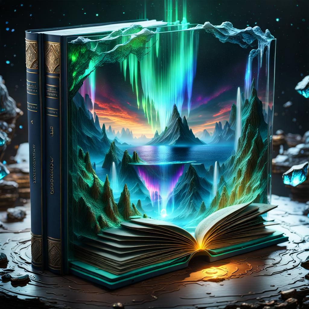 Crystal Book and Flying Dutchman in Aurora Colors