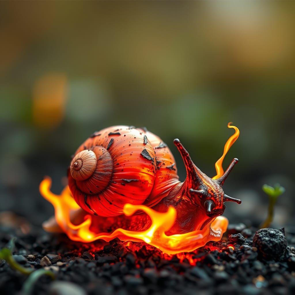 Magma Snail: A Molten, Fire-Infused Creature