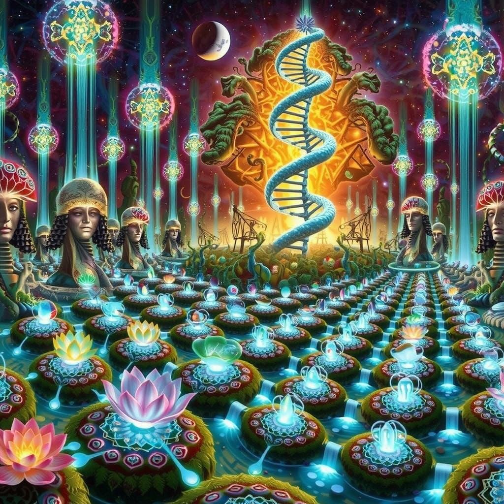 DNA Tree of Light and Life in Cosmic Harmony