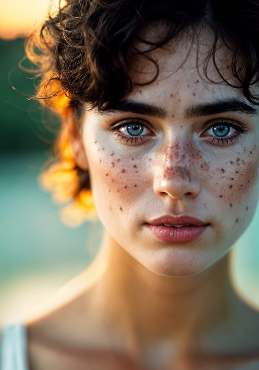 Dramatic Portrait with Cinematic Lighting