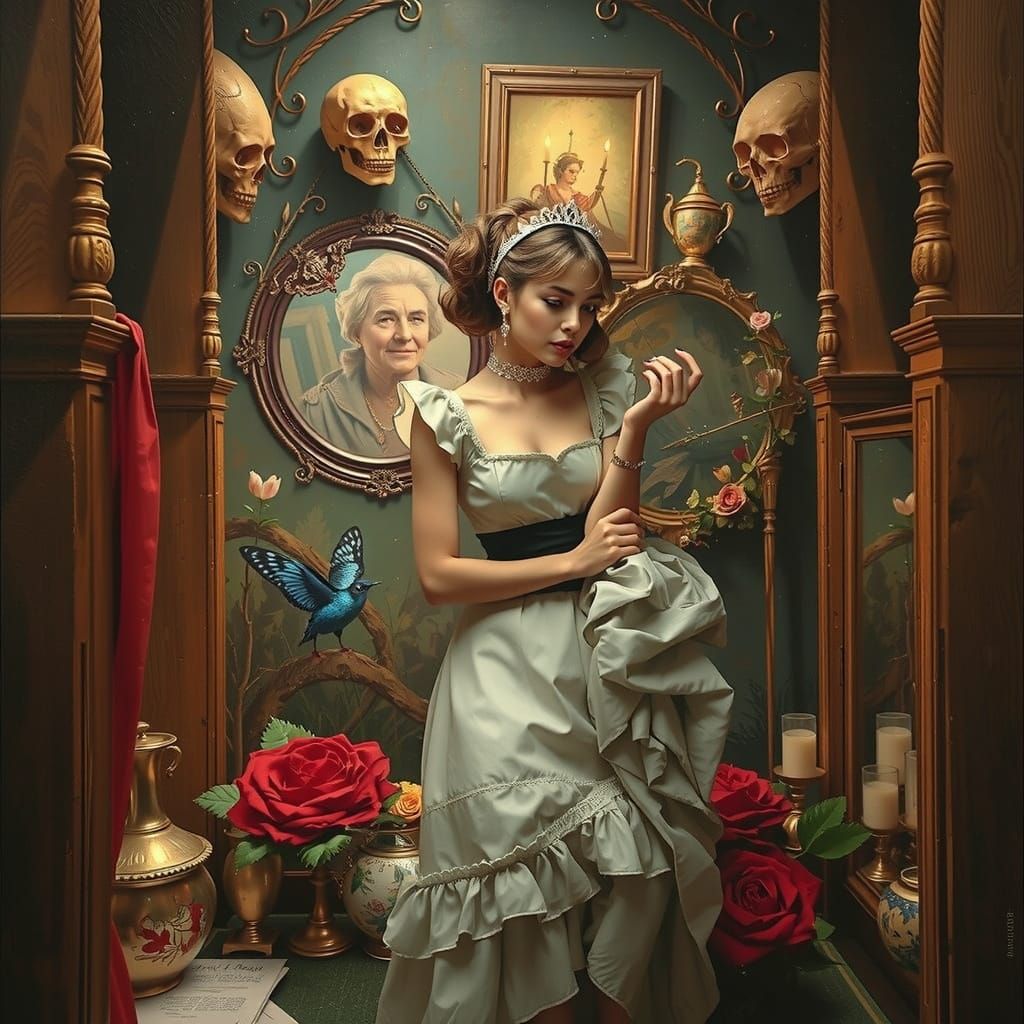 Alice in Wonderland: Hyperrealistic Journey Through the Look...