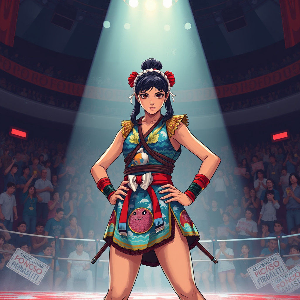 Itoh Mika: Kiribati Warrior in Manga Style