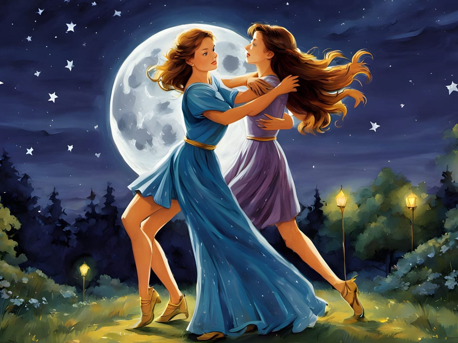 Supernatural Dance Party Under the Full Moon