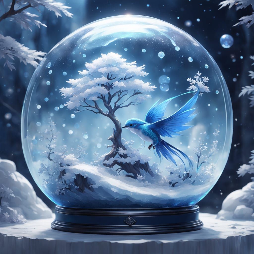 Enchanting Flagtail in Iridescent Anime Style