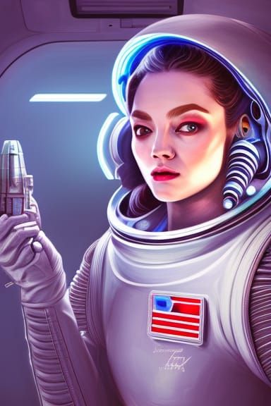 My astronaut girl !!!