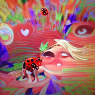 Ladybug's Psychedelic Impressionistic Allergy to Humans