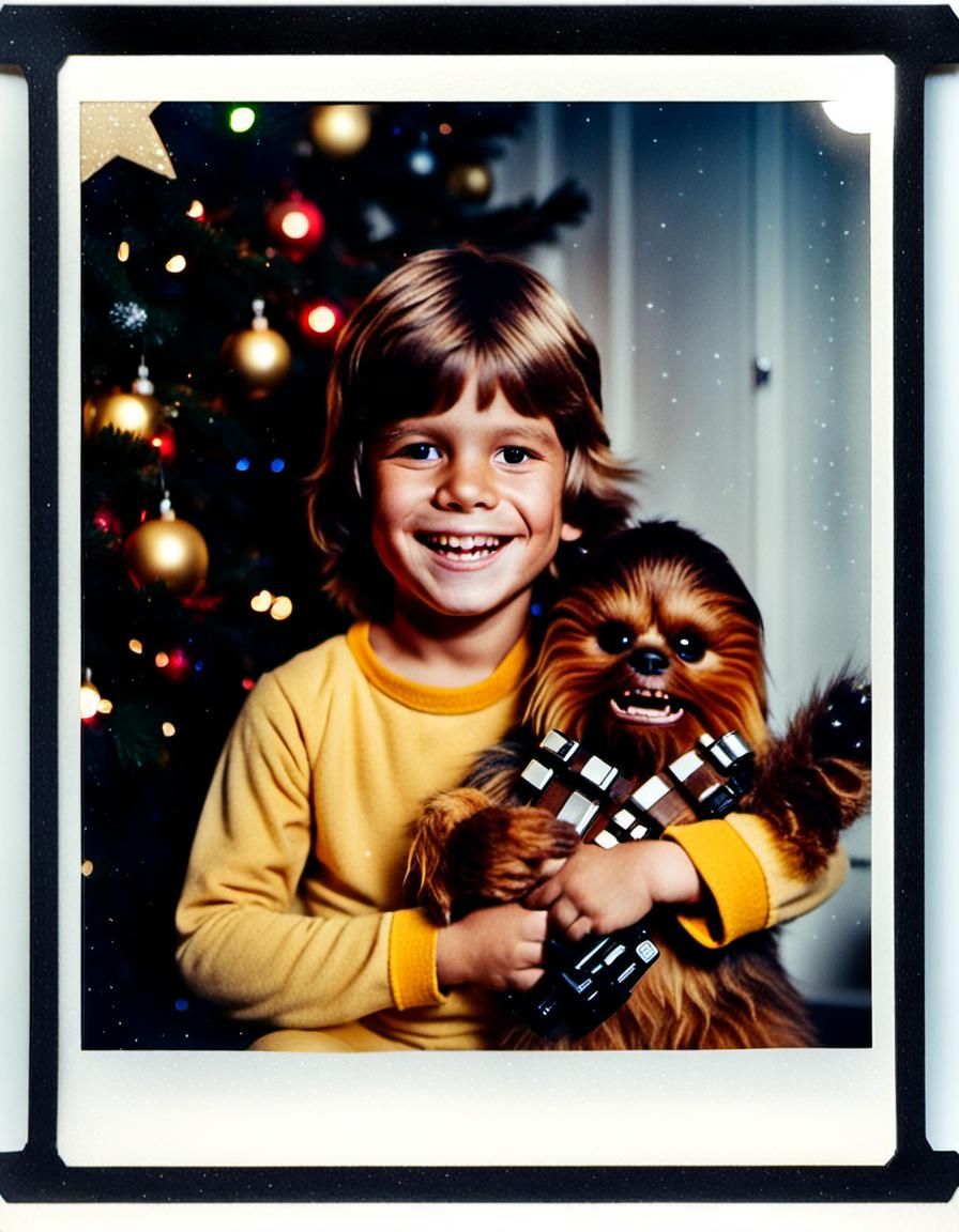 1970s Christmas Morning Polaroid Memory