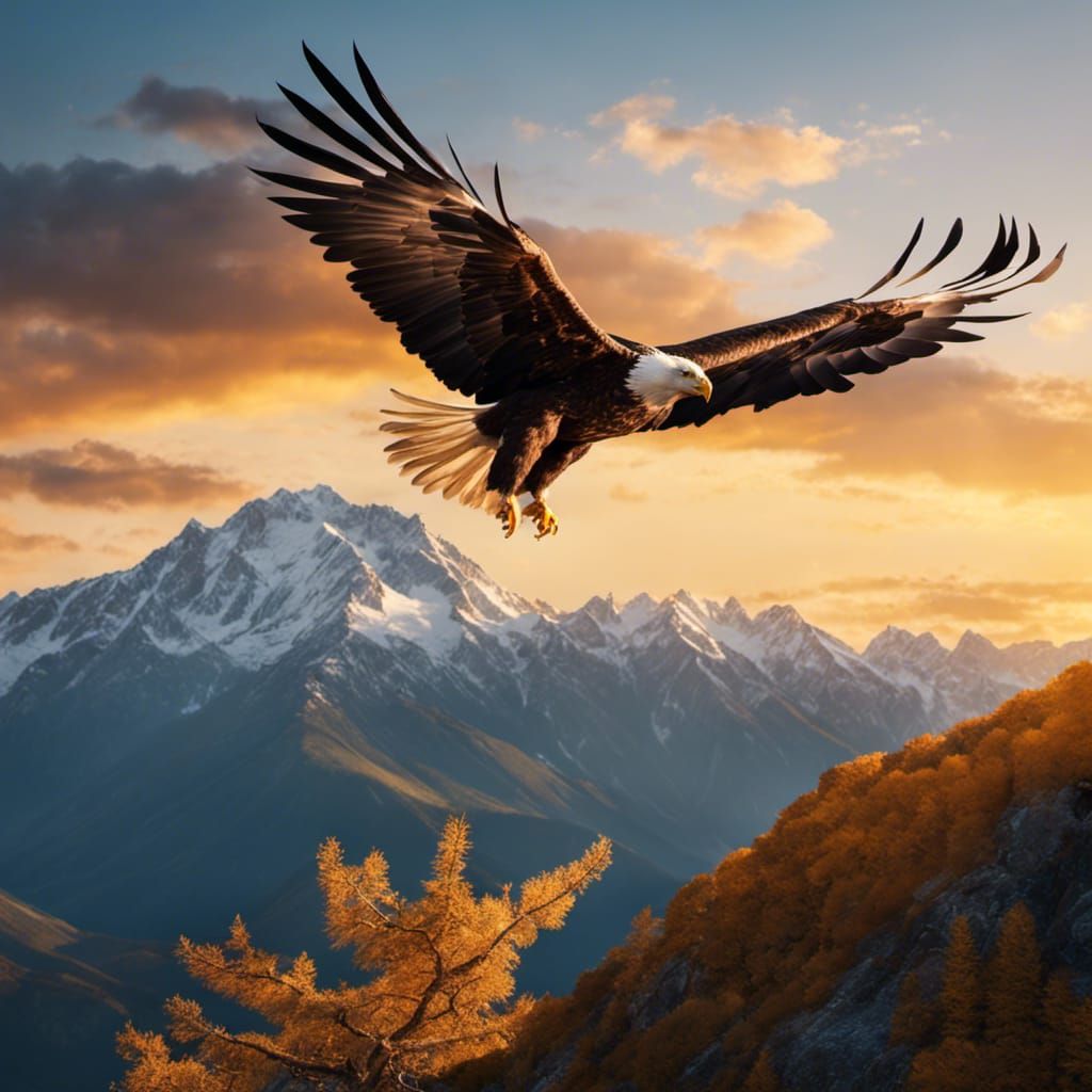 Majestic Mountain Eagle