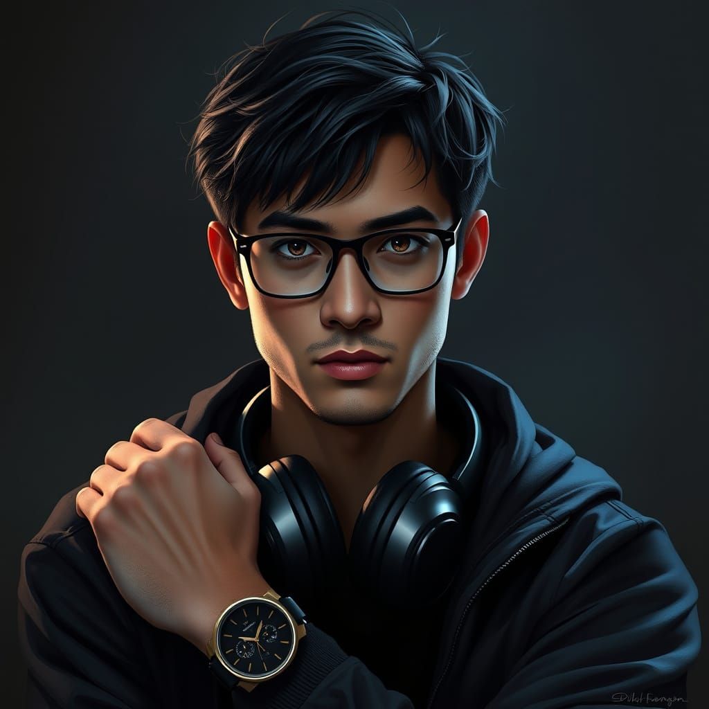 Cinematic Portrait of Phoenix Sanchez, the Mysterious Profes...