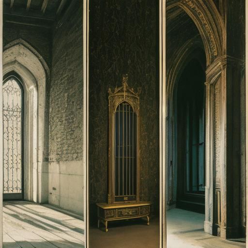 Abstract Trapezoid Triptych in Trap Culture Style