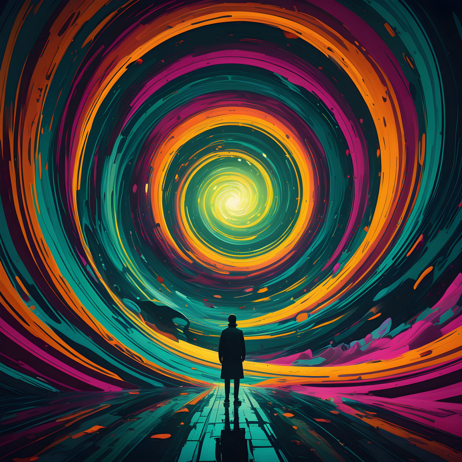 Dreamlike Abstraction in Tim Burton's Cosmic Realm