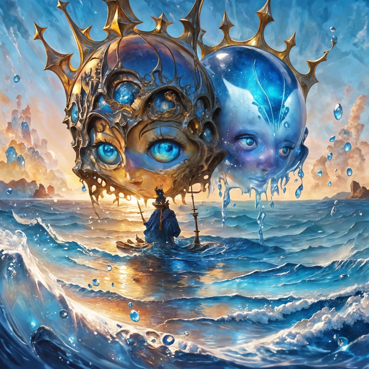 Aquamir: Ocean Deity in Eternal Grace