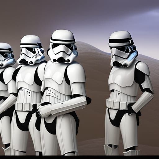 Epic Stormtroopers in Digital Matte Painting