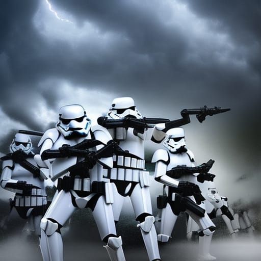Epic Stormtroopers in Digital Matte Painting