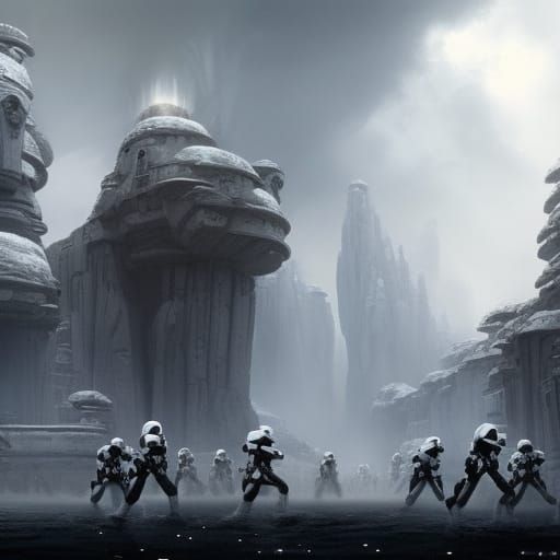 Epic Stormtroopers in Digital Matte Painting
