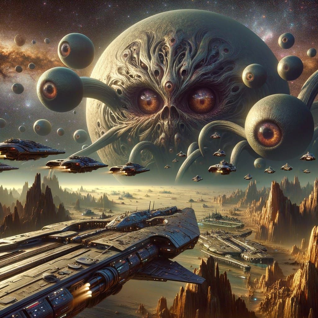 Galactic Spaceships Confront Ancient Evil in a High Fantasy ...