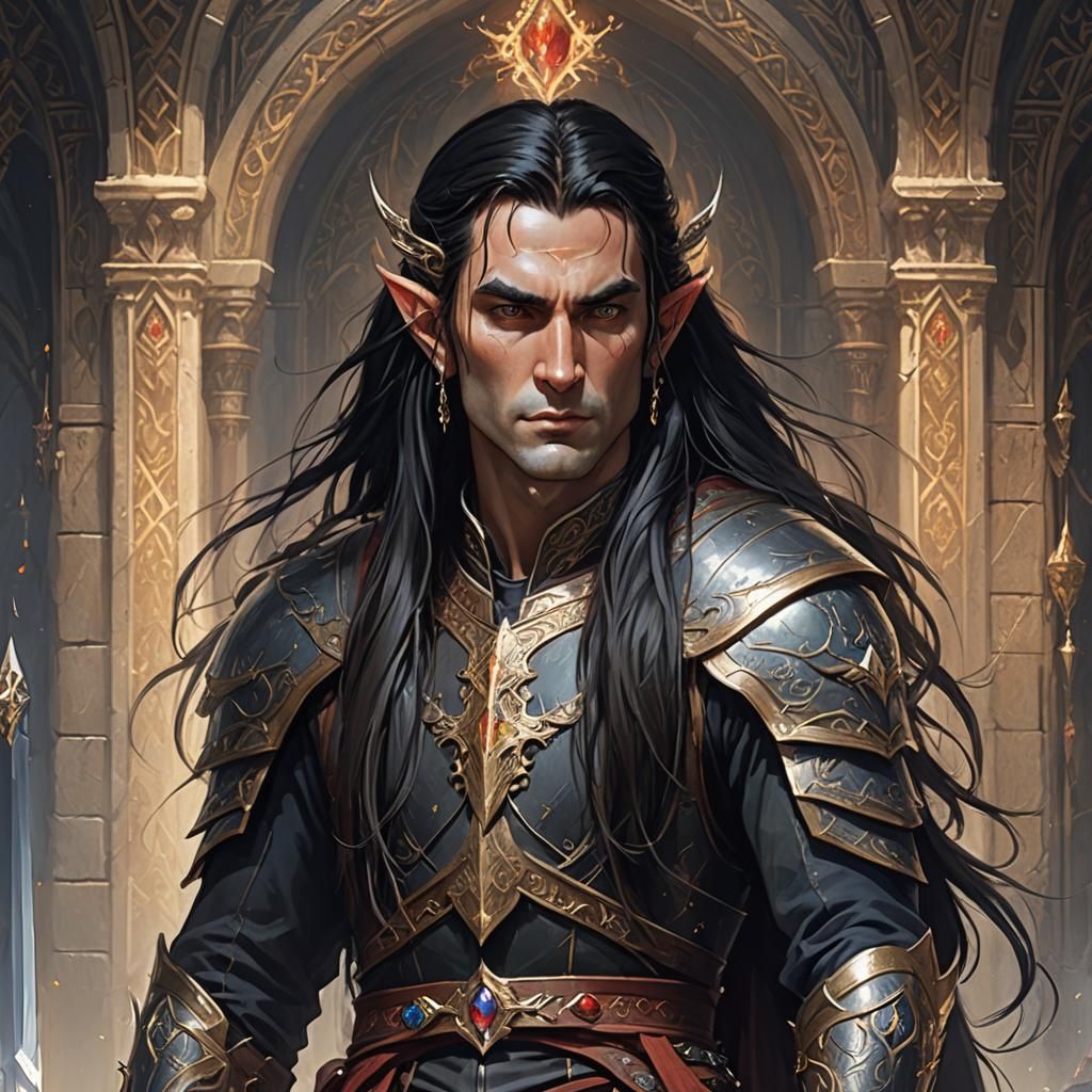 Feanor the Elf in an Epic Palace