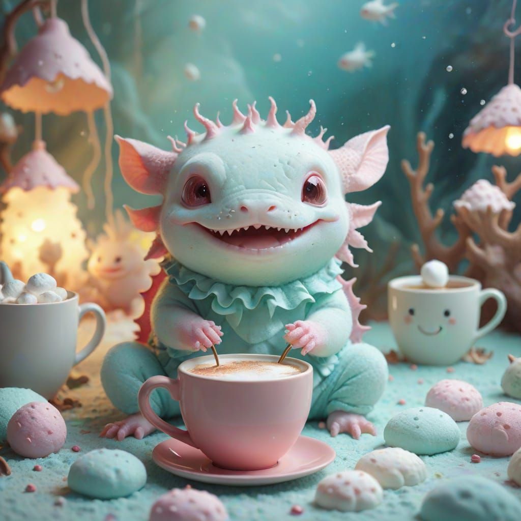 Axolotl cafe