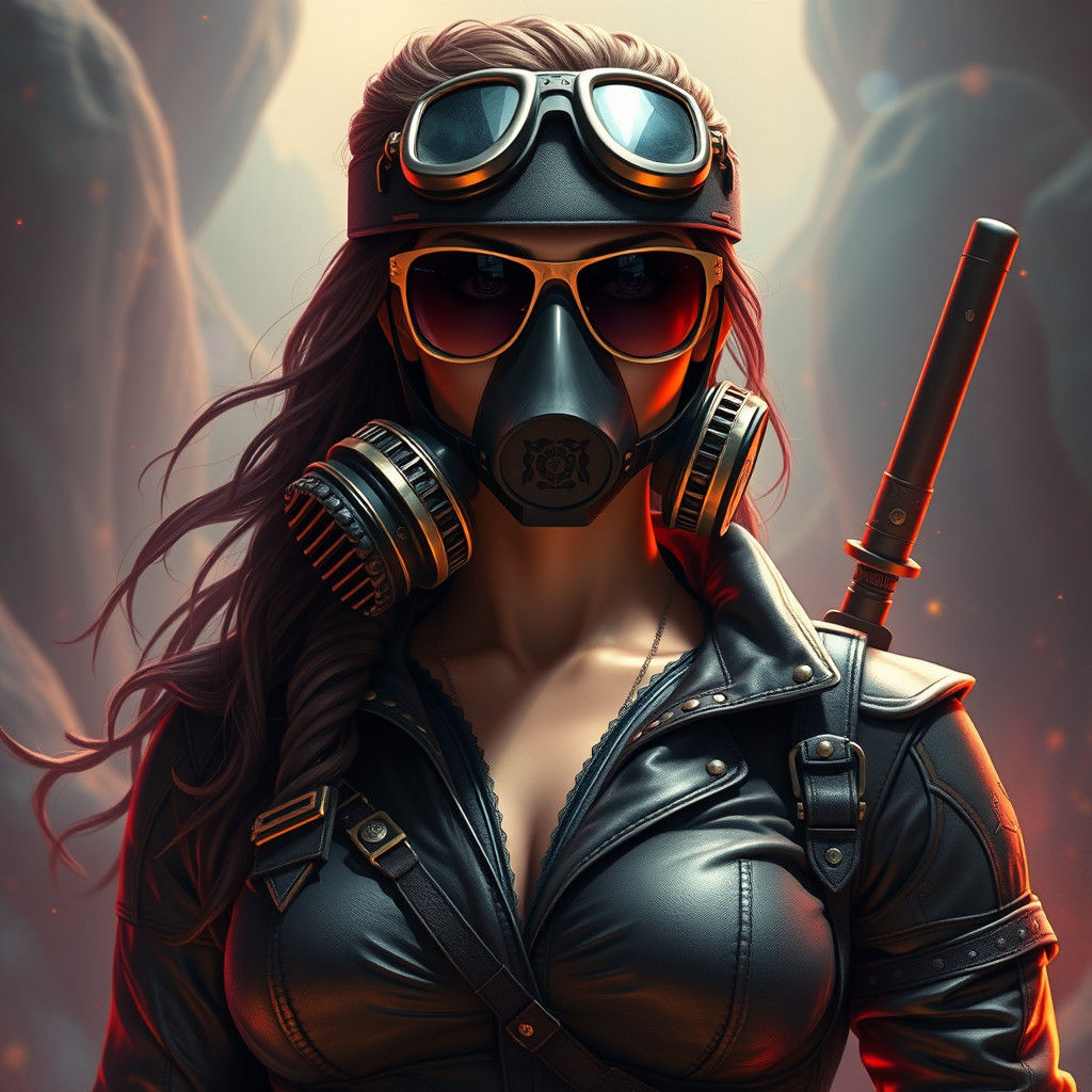 Gas Masked Baroness of High Fantasy Realm