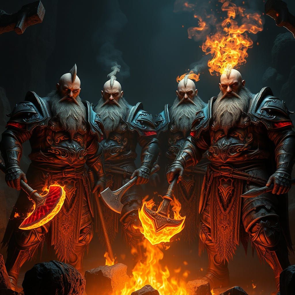 Forged in Darkness: Four Blacksmiths Unite