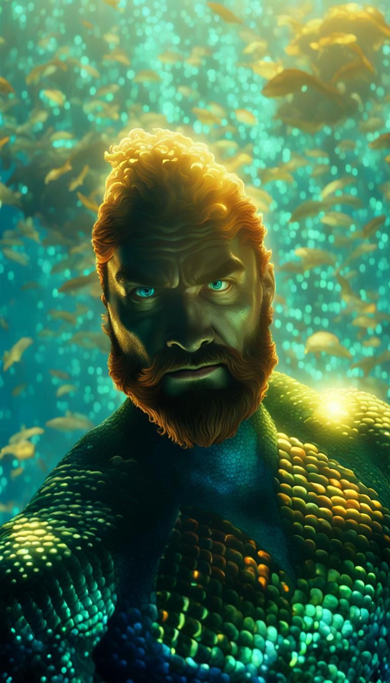 Aquaman in Underwater Kingdom Concept Art