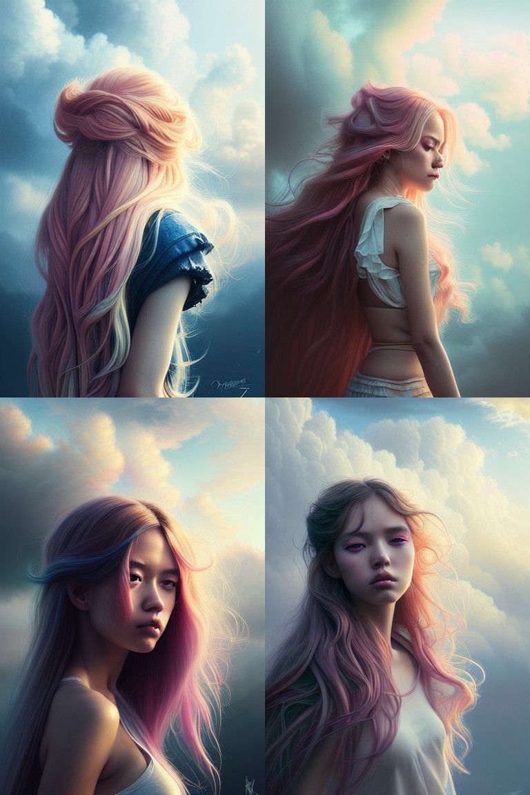Clouds Lady