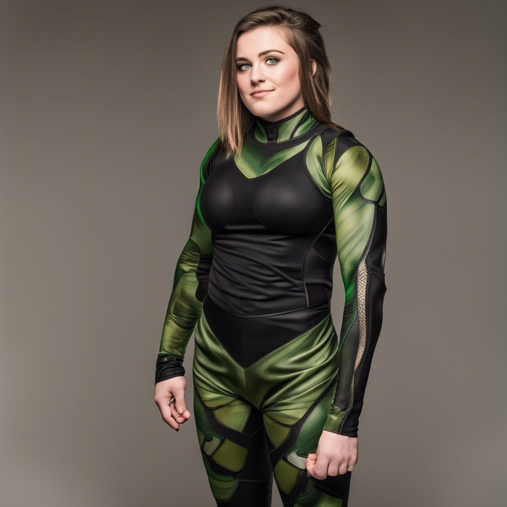 Young Irish Female Pro Wrestler Portrait