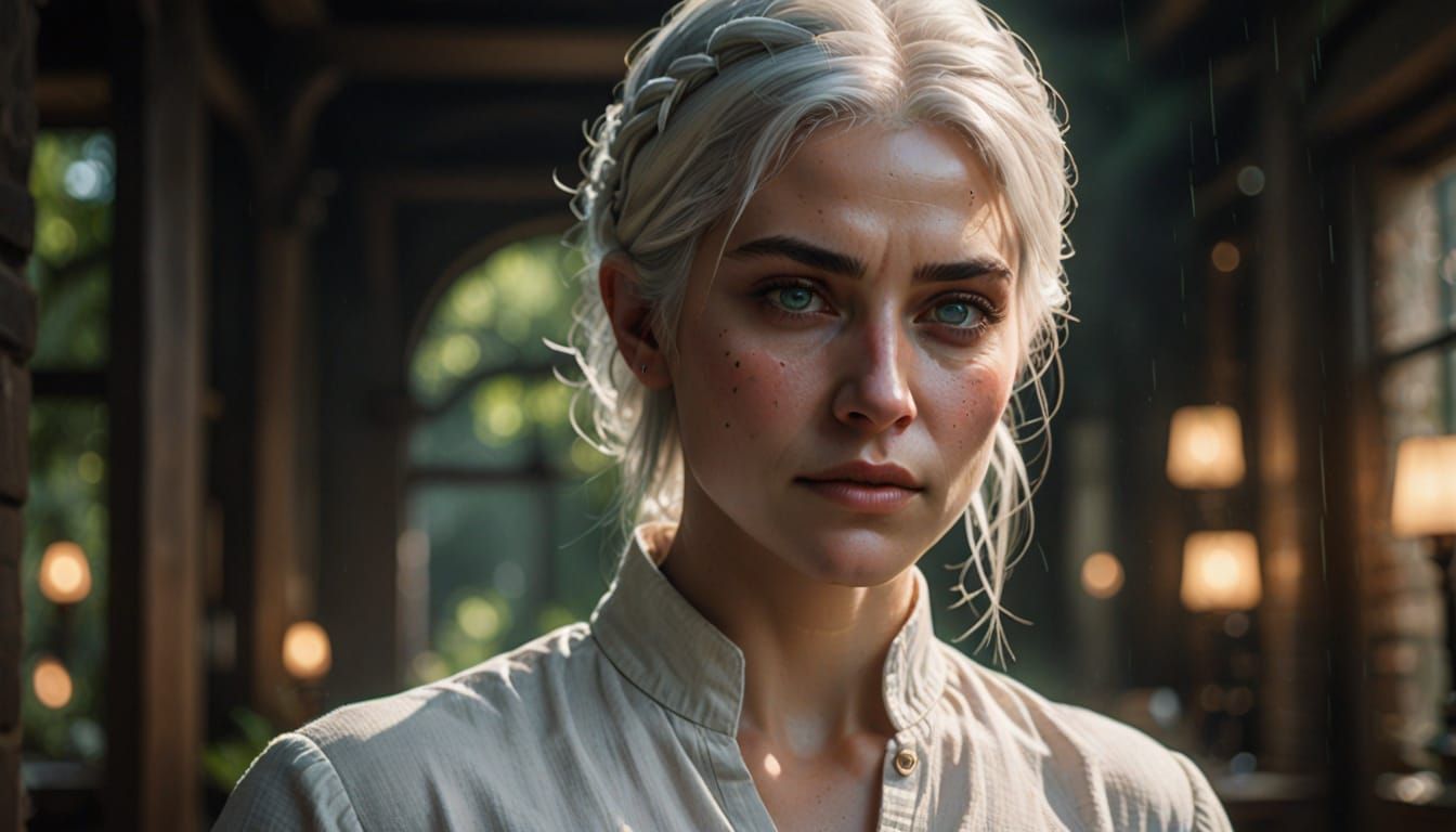 Cirilla in Hyper-Realistic Digital Portrait Style