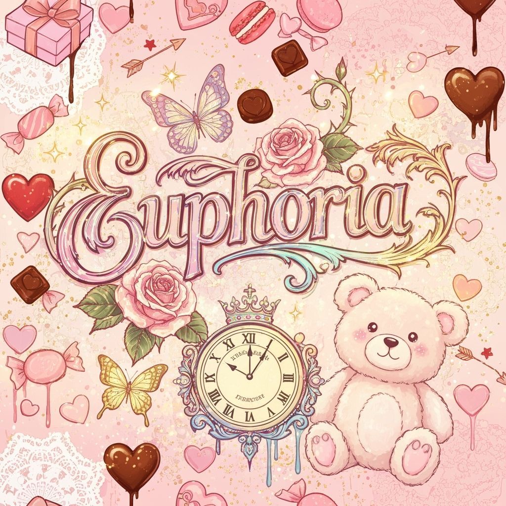 Euphoria: Sweet Pink World with Gothic Roses