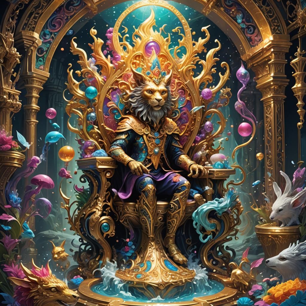 Ornate Skibidi Toilet Character in Fantasy Art