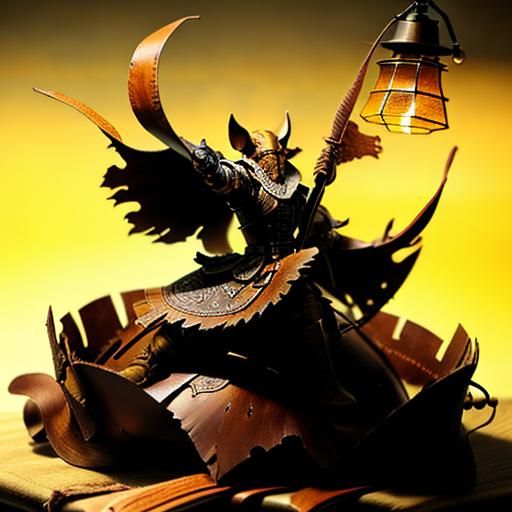 Artisan Leatherworker Crafting Armor in Workshop