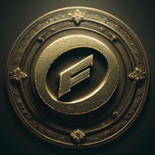 Hyperrealistic Letter F with Intricate Details